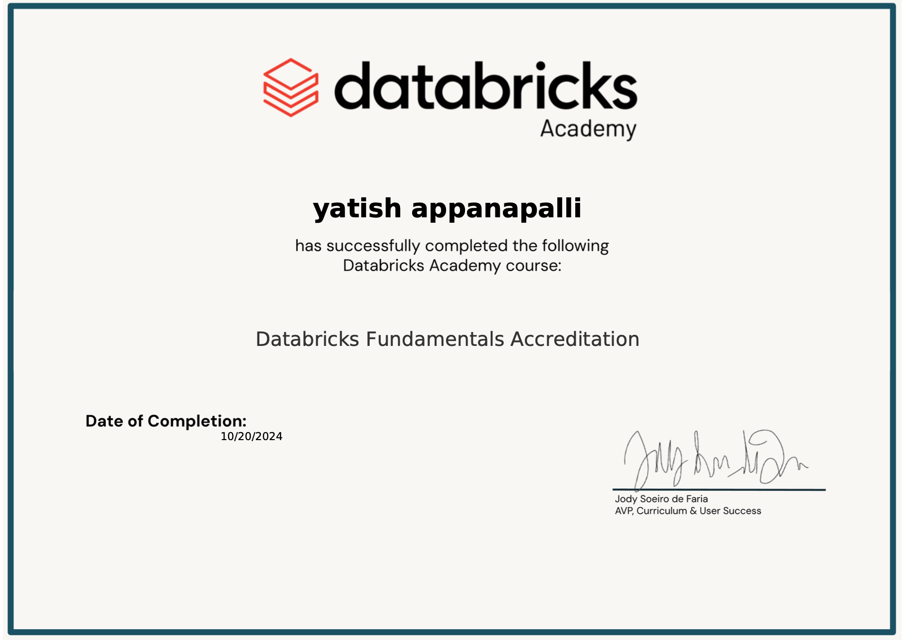 Databricks Certification